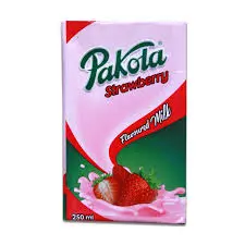 Pakola Strawberry Flavoured Milk 250ml