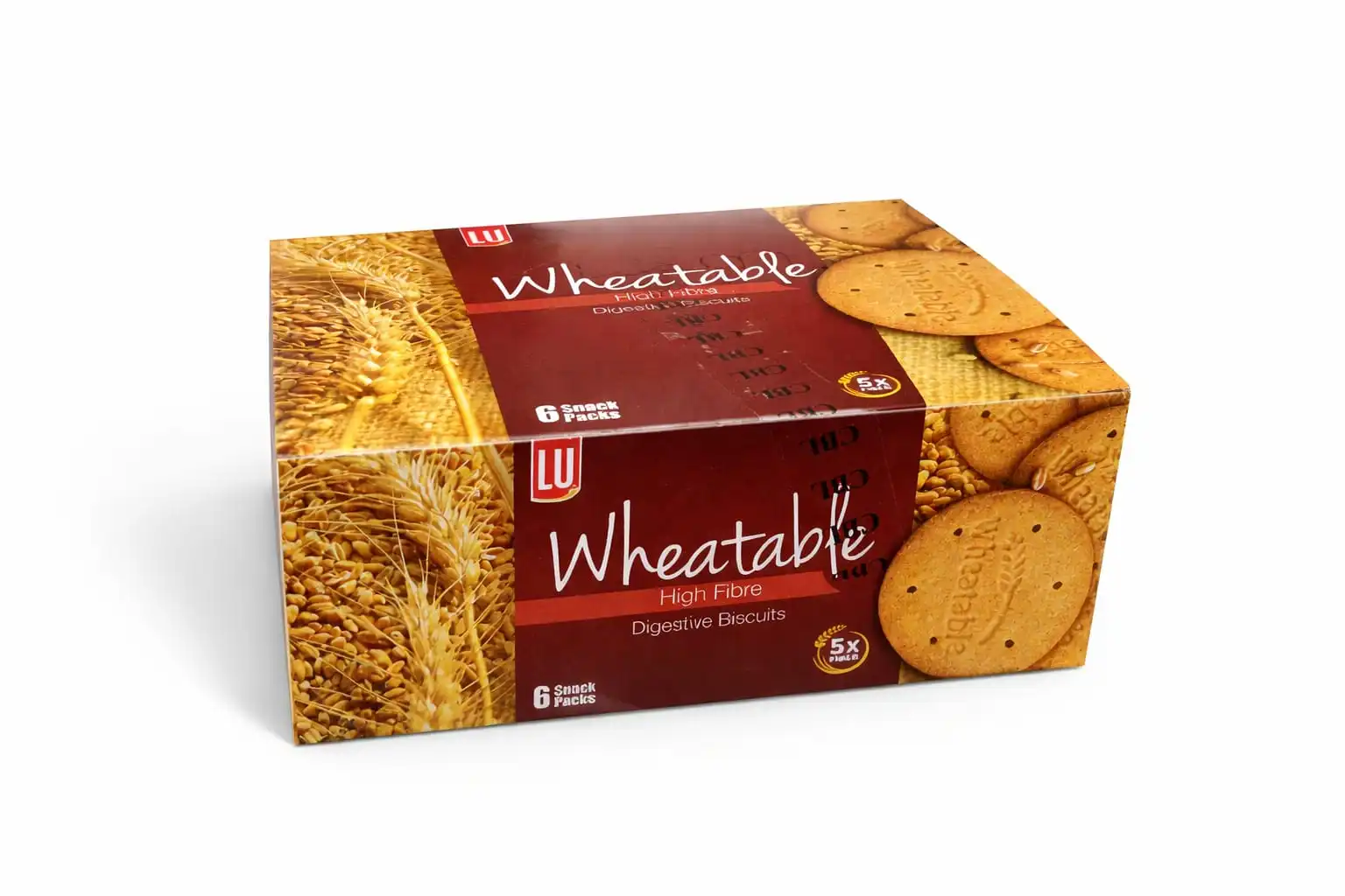 Wheatable High Fibre Digestive Biscuits Pack of 6