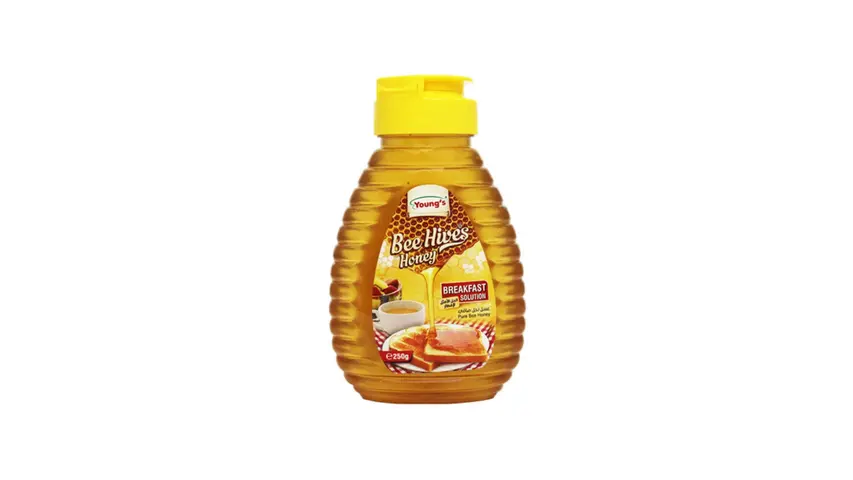 Youngs Bee Hives Natural Honey 250 g