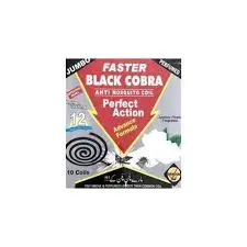 Black Cobra Anti Mosquito Coil (10 Pcs)