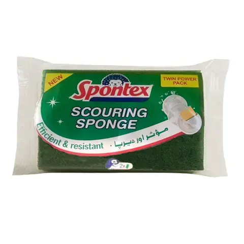 Spontex Scouring Sponge 2 Pieces