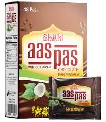 Shahi Aas Pas Chocolate Pan Masala 48s Box Rs5