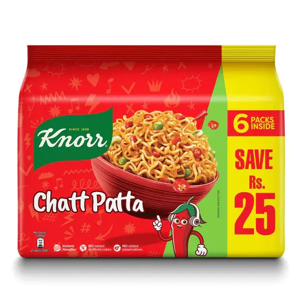 Knorr Chatt Patta Party Pack Noodles (Pack of 6)