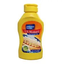 American Garden Classic Yellow Mustard Paste Squeezy 227g (Imported)