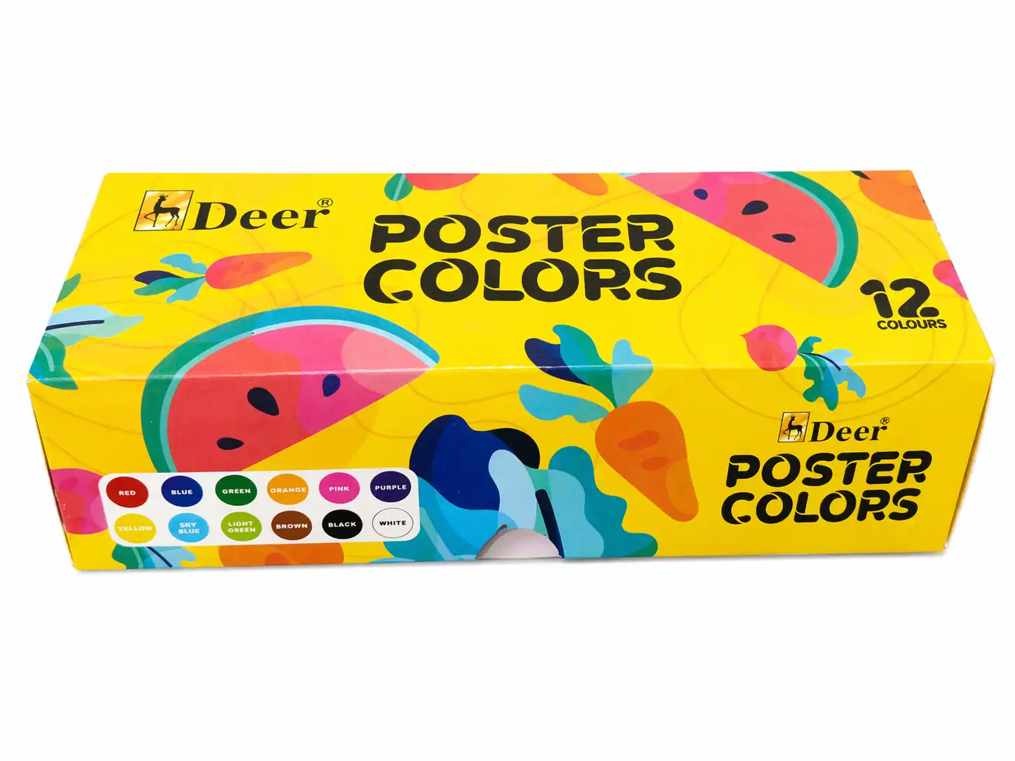 Deer Poster Colors 12 Colors Pack