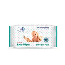 Cool & Cool Sensitive Plus (64 Wipes)