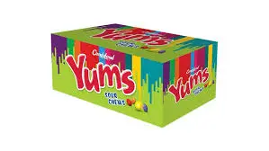 Candyland Yums Sour Chews Box Pack
