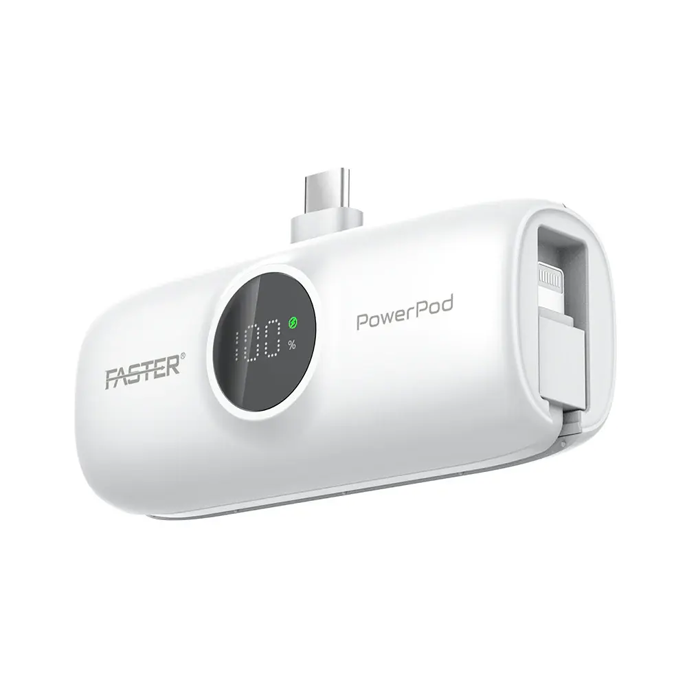 FASTER POWER POD – 20W Fast Charging