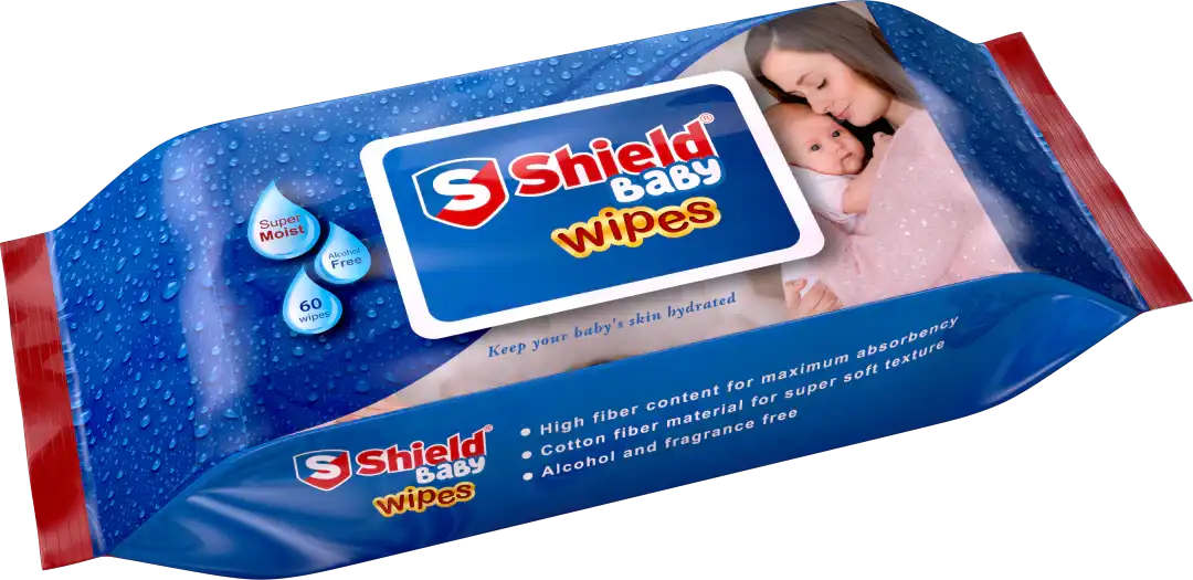 Shield Baby Wipes 60 sheets