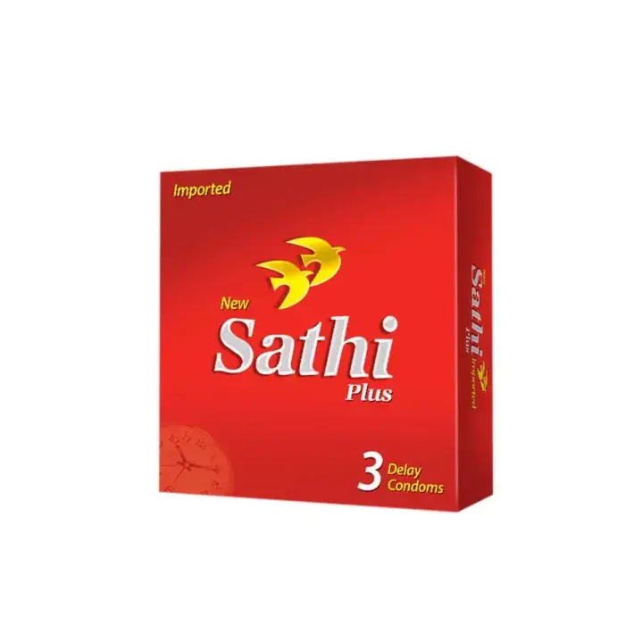 Sathi Plus Delay Pack Of 3 Condoms