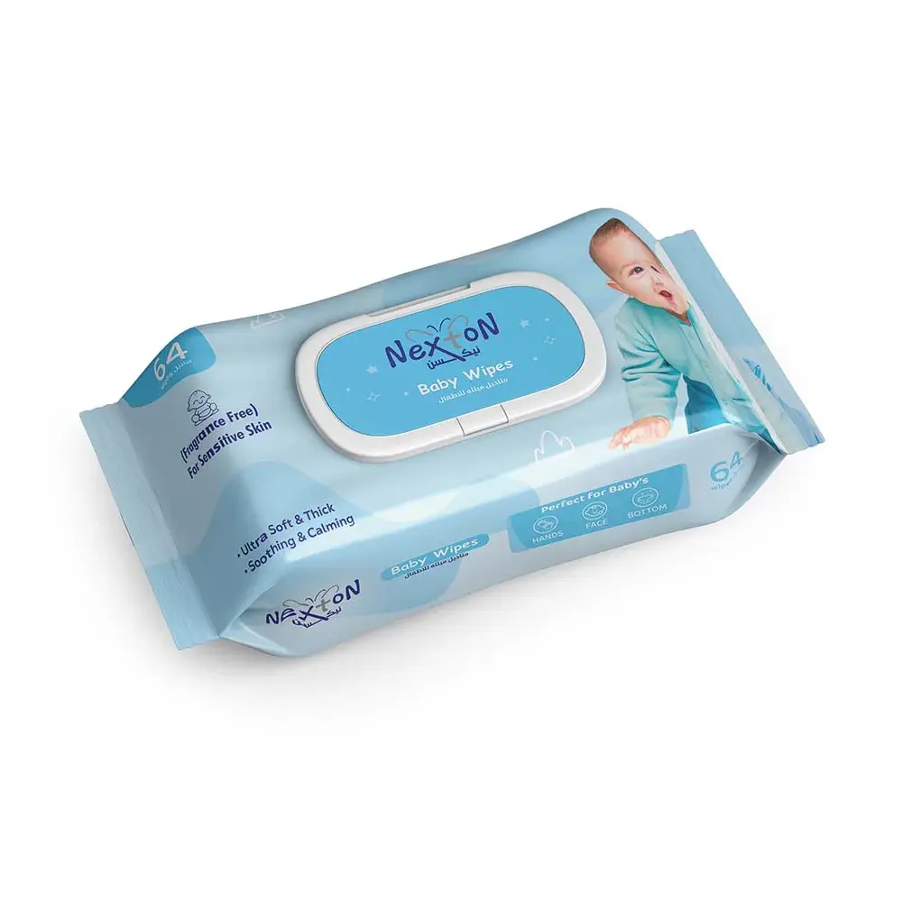 Nexton babay wipes ( Fragrance Free ) For Sensitive Skin