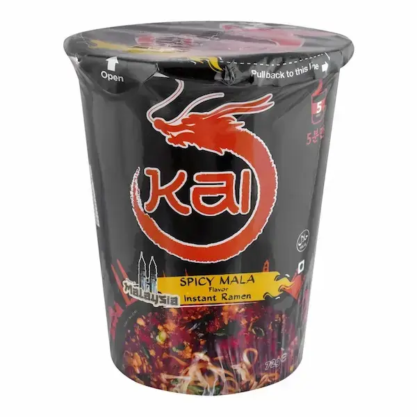 Kai Instant Ramen Spicy Mala Cup Noodle 72g