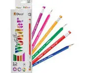 Deer Wonder Metallic Led Pencil box 12 Pencils