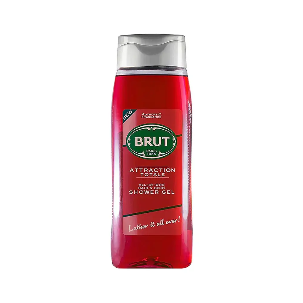 Brut Paris Attraction Totale Hair & Body Shower Gel 500ml (IMPORTED)