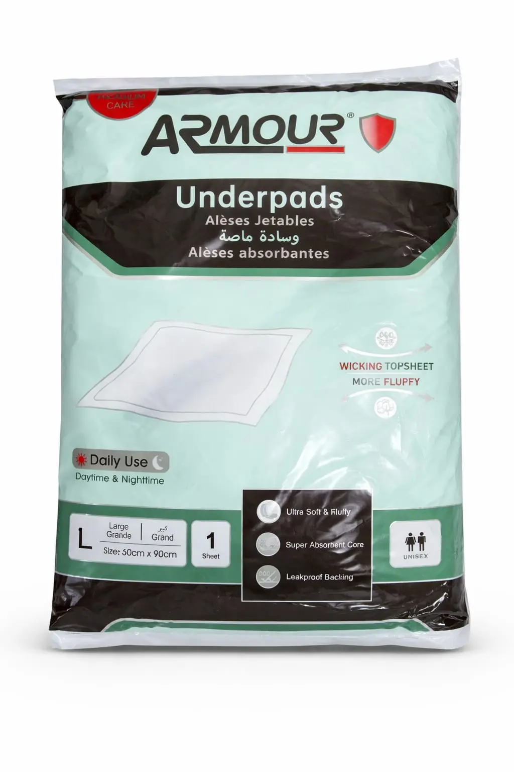 ARMOUR Underpads Premium Care Large 1 Sheet