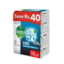Dettol Soap Cool 110g Pack of 4