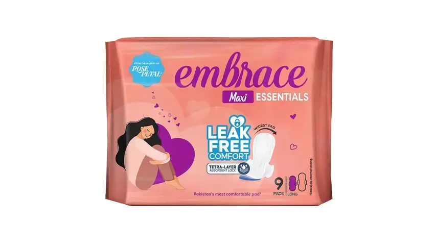 Embrace Essentials Maxi Long 9 Pads