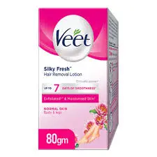Veet Silky Fresh Hair Removal Lotion for Normal Skin 80g