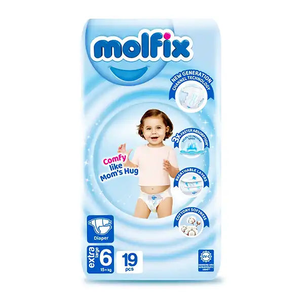 Molfix Diapers Size 6 Extra Large 19 Pcs