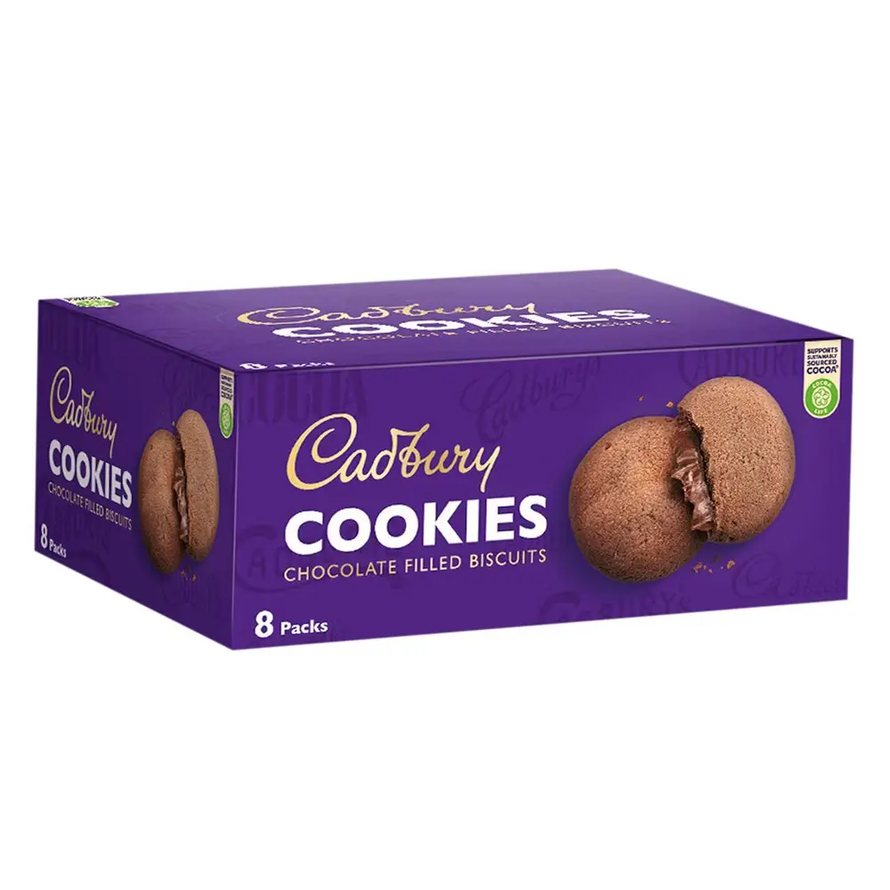 Cadbury Cookies Chocolate Filled Biscuits 25g Pack Of 8