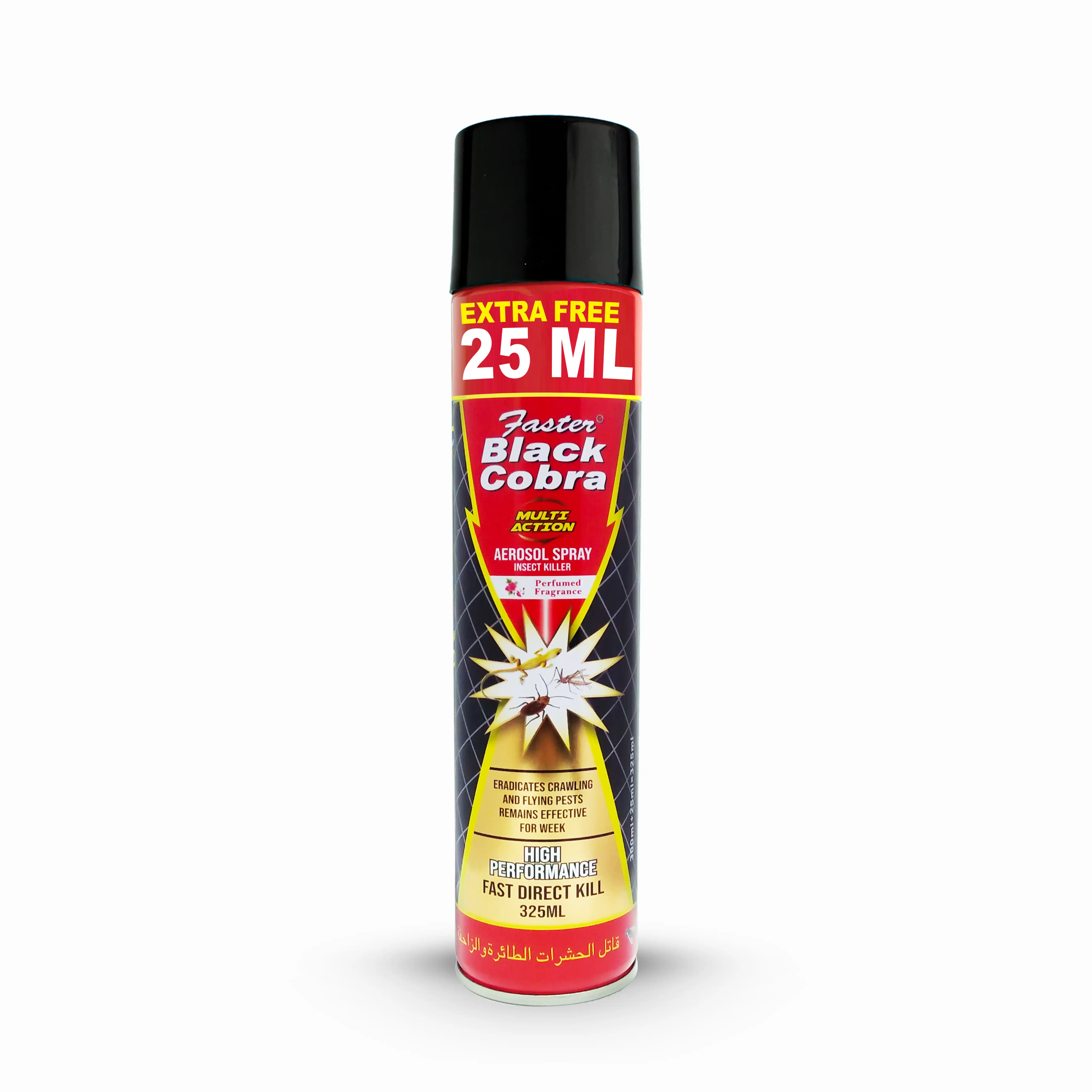 Black Cobra Multi Action Aerosol Spray 325ml Insect Killer