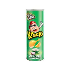 Kracks Sour Cream & Onion Chips110g