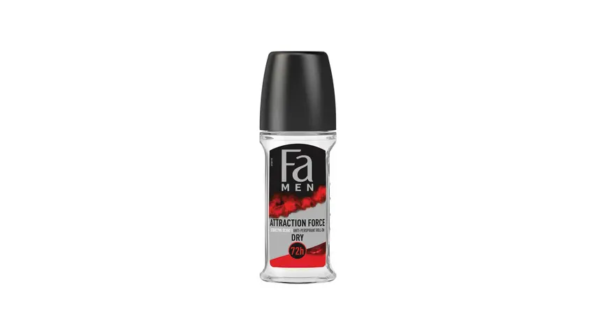 Fa Men Dry Roll on Attraction Force 72H Protection Antiperspirant 50ml