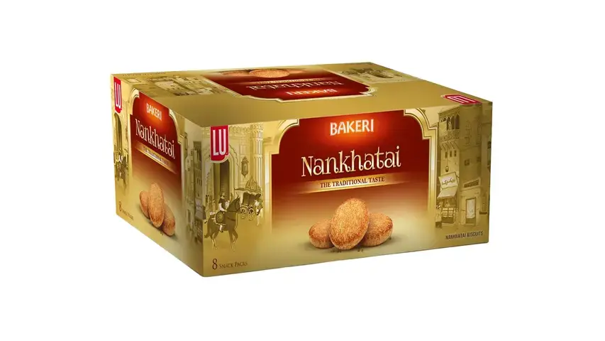 LU Bakeri Nankhatai Snack 8 Packs