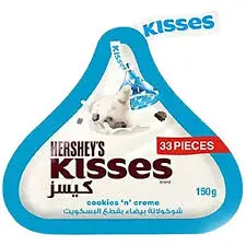 Hersheys Kisses Cookies N Creme Malaysia 150g (Imported)