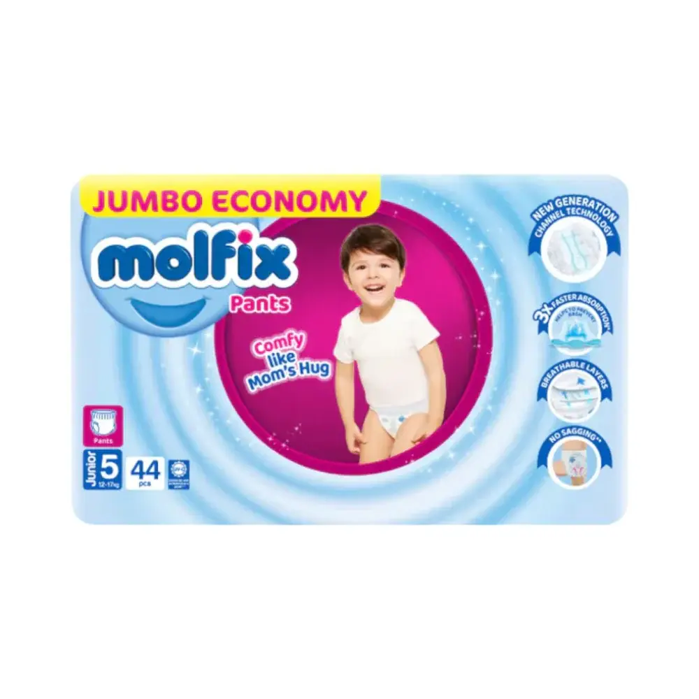 Molfix Baby Pants 5 Junior 44 Pcs