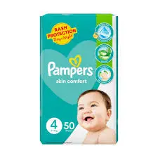 Pampers Skin Comfort Medium 4 Diapers 50s