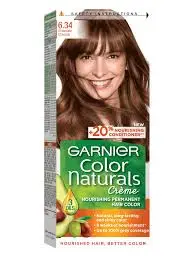 Garnier Color Naturals 6.34 Chocolate Hair Color, Enriched With 3 Essential Oils
