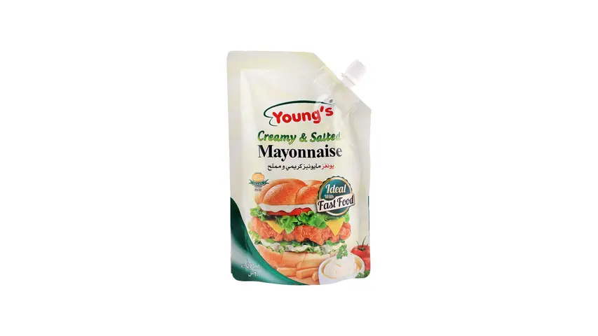 Youngs Mayonnaise Creamy&Salted 200ml Pouch