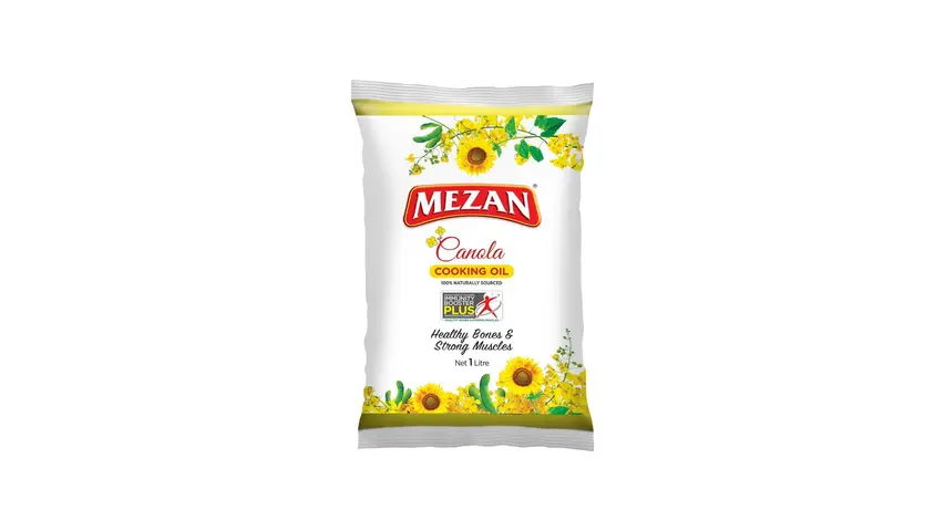 Mezan Canola Oil Pouch 1L