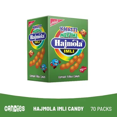 Hilal Candy Hajmola Imli 70Pcs Box