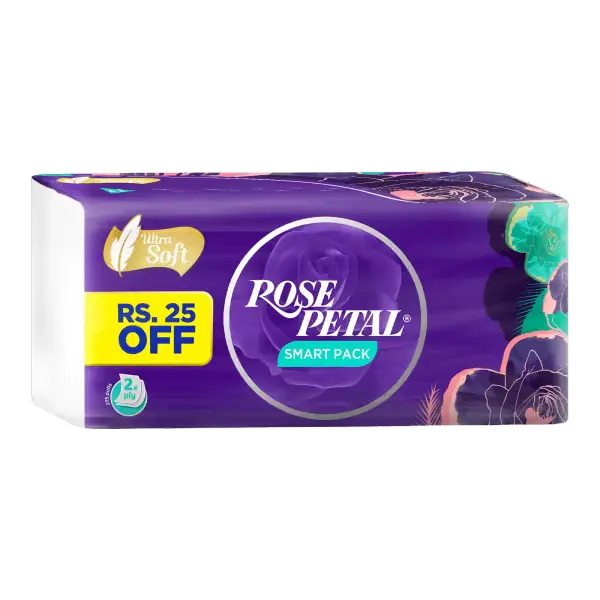 Rose Petal Tissues Regular Soft Pack 550's