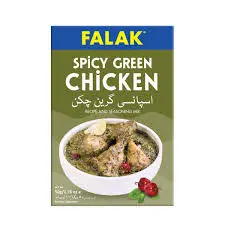 Falak Spicy Green Chicken Recipe Mix 50g