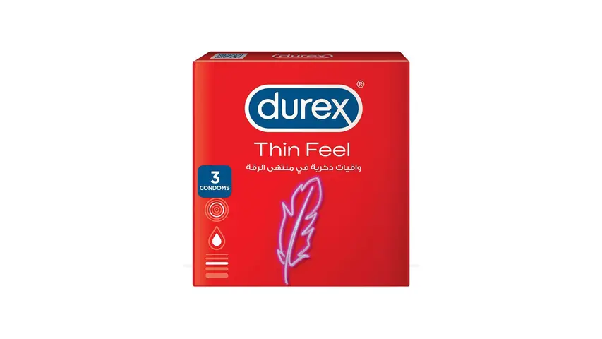 Durex Thin Feel Pack Of 3 Condoms