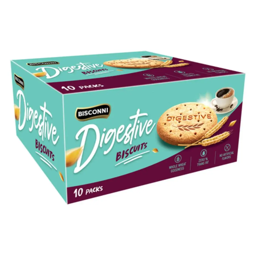 Bisconni Digestive High Fiber Biscuits Box (10 Pcs)