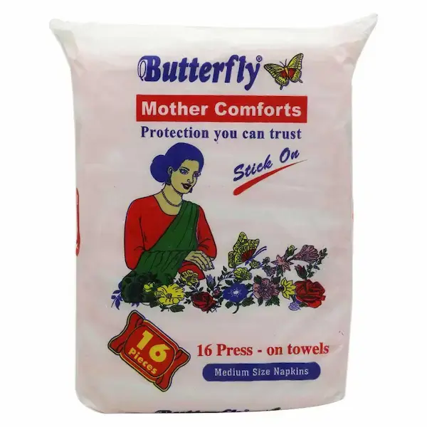 Butterfly Mother Comforts Ultra Medium Sanitary Pads 16 pcs