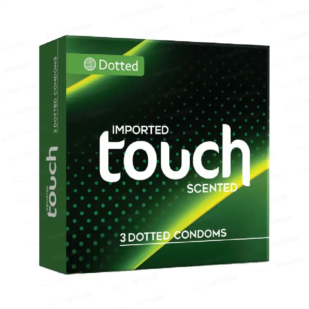 Touch Dotted Pack Of 3 Condoms