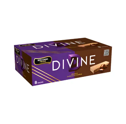 Bisconni Divine Premium Chocolate Wafers 8Pcs Box