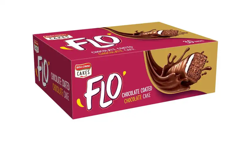 Bisconni Flo Chocolate Cake Ticky 30Pcs Box