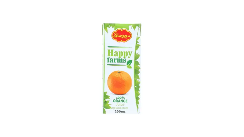 Shezan Juice Orange Happy farms 200ml