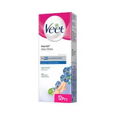 Veet Easy Gel Wax Strips for Body and Legs Sensitive Skin 12pcs