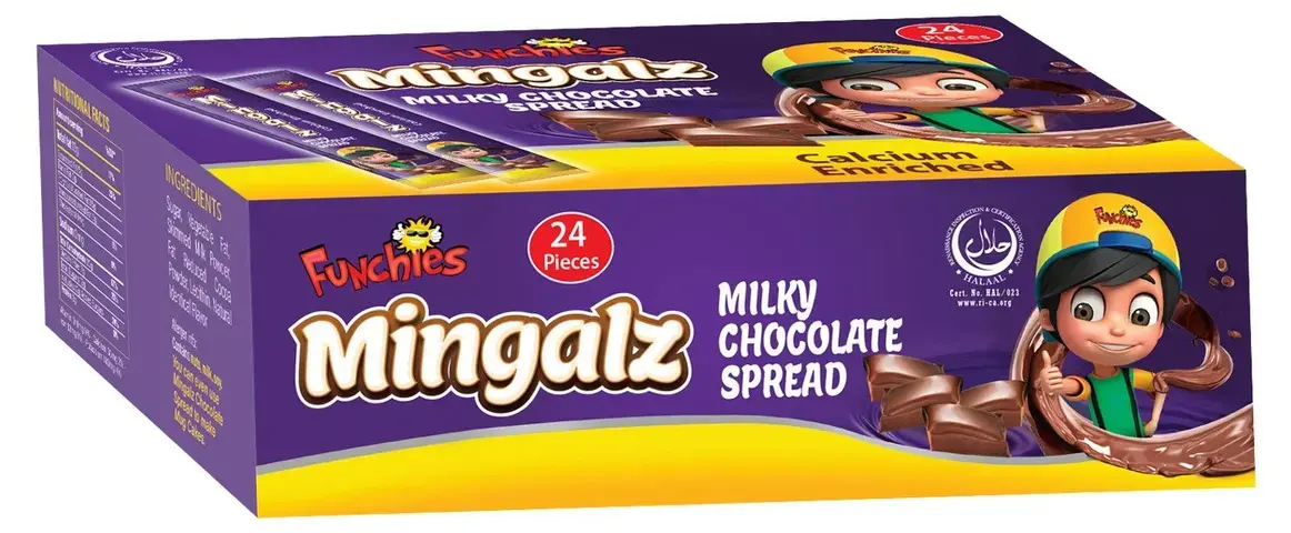 Milky Chocolate Spread Bar 24 Pieces