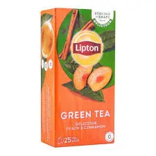 Lipton Green Tea | Peach & Cinnamon 25 Bags