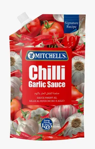 Mitchells Chilli Garlic Pouch 400g