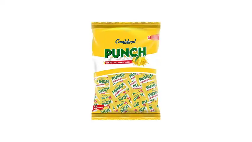 Candyland Punch Center Filled Mango Candy Pouch