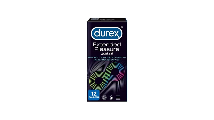 Durex Condoms Extended Pleasure 12 Pieces 